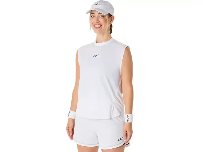 A.P.C. x ÄRMELLOSES OBERTEIL MIT RUNDHALSAUSSCHNITT A.P.C. x ÄRMELLOSES OBERTEIL MIT RUNDHALSAUSSCHNITT