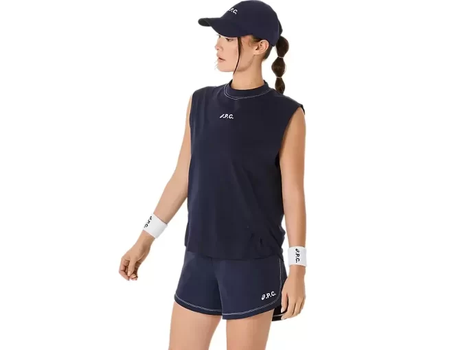 A.P.C. x ÄRMELLOSES OBERTEIL MIT RUNDHALSAUSSCHNITT A.P.C. x ÄRMELLOSES OBERTEIL MIT RUNDHALSAUSSCHNITT