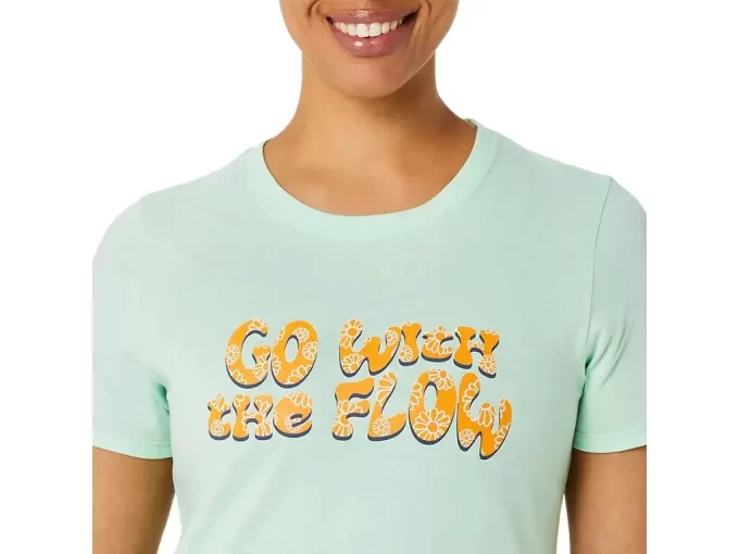 ASICS BALANCED KURZARM-T-SHIRT FÜR DAMEN ASICS BALANCED KURZARM-T-SHIRT FÜR DAMEN