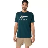 ASICS GESTREIFTES KURZARM-T-SHIRT ASICS GESTREIFTES KURZARM-T-SHIRT