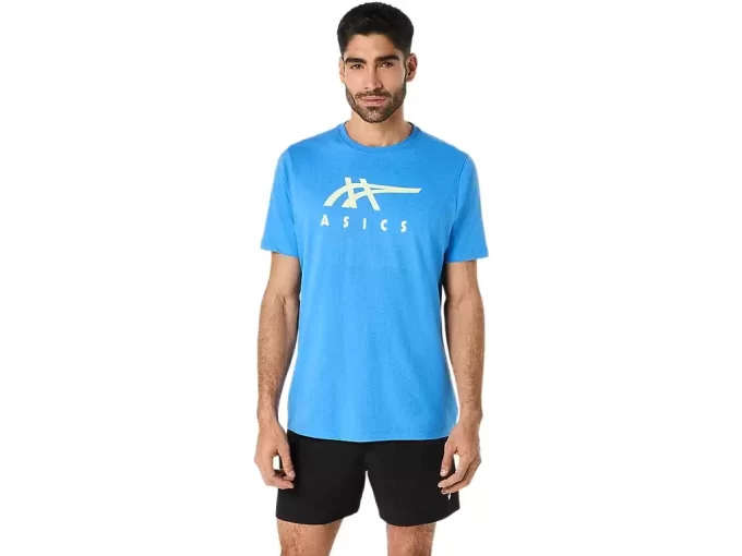 ASICS GESTREIFTES KURZARM-T-SHIRT ASICS GESTREIFTES KURZARM-T-SHIRT