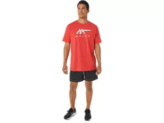 ASICS GESTREIFTES KURZARM-T-SHIRT