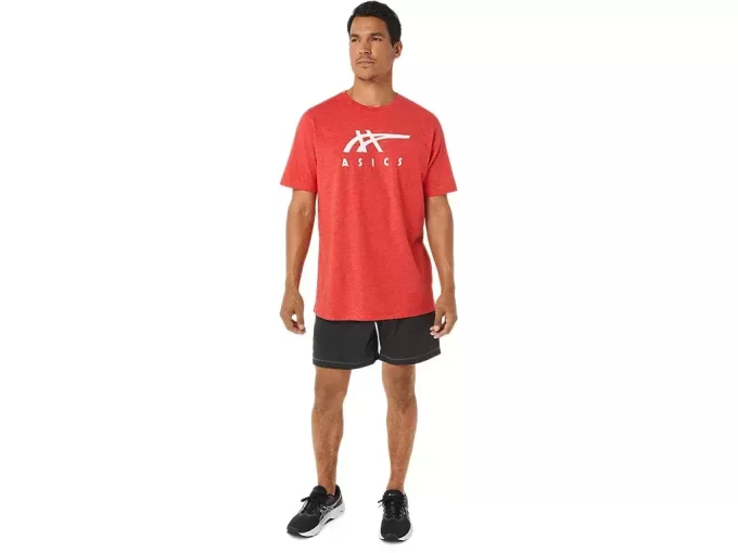 ASICS GESTREIFTES KURZARM-T-SHIRT ASICS GESTREIFTES KURZARM-T-SHIRT