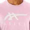 ASICS GESTREIFTES KURZARM-T-SHIRT ASICS GESTREIFTES KURZARM-T-SHIRT