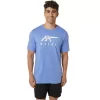 ASICS GESTREIFTES KURZARM-T-SHIRT ASICS GESTREIFTES KURZARM-T-SHIRT