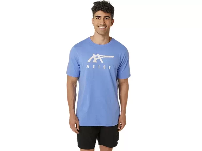 ASICS GESTREIFTES KURZARM-T-SHIRT ASICS GESTREIFTES KURZARM-T-SHIRT