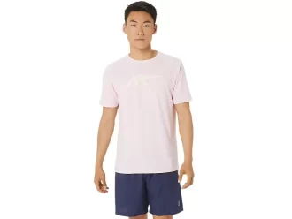 ASICS GESTREIFTES KURZARM-T-SHIRT