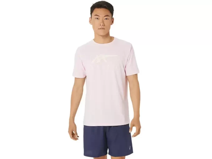 ASICS GESTREIFTES KURZARM-T-SHIRT ASICS GESTREIFTES KURZARM-T-SHIRT
