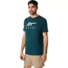 ASICS GESTREIFTES KURZARM-T-SHIRT ASICS GESTREIFTES KURZARM-T-SHIRT