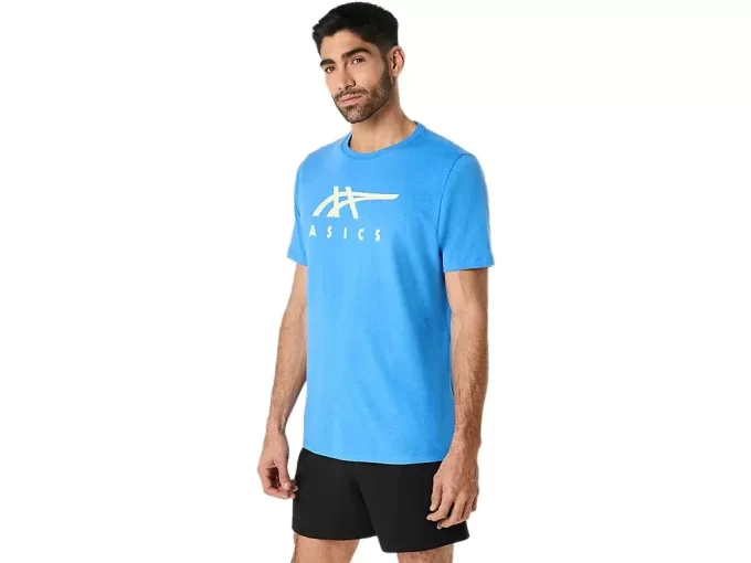 ASICS GESTREIFTES KURZARM-T-SHIRT ASICS GESTREIFTES KURZARM-T-SHIRT