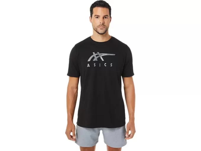 ASICS GESTREIFTES KURZARM-T-SHIRT ASICS GESTREIFTES KURZARM-T-SHIRT