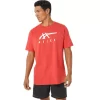 ASICS GESTREIFTES KURZARM-T-SHIRT ASICS GESTREIFTES KURZARM-T-SHIRT
