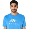 ASICS GESTREIFTES KURZARM-T-SHIRT ASICS GESTREIFTES KURZARM-T-SHIRT