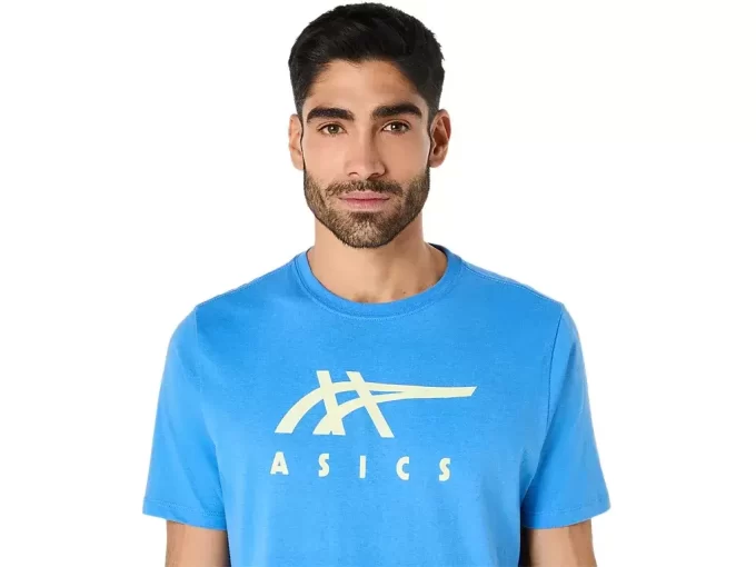 ASICS GESTREIFTES KURZARM-T-SHIRT ASICS GESTREIFTES KURZARM-T-SHIRT