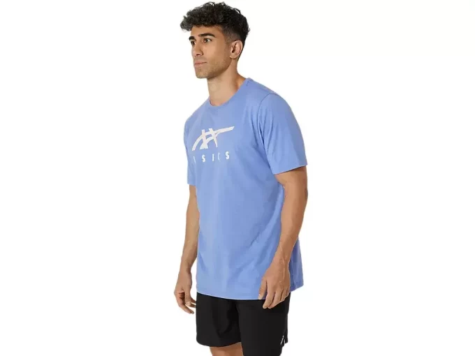 ASICS GESTREIFTES KURZARM-T-SHIRT ASICS GESTREIFTES KURZARM-T-SHIRT
