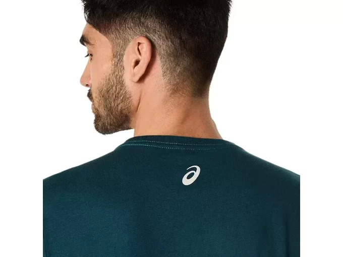 ASICS GESTREIFTES KURZARM-T-SHIRT ASICS GESTREIFTES KURZARM-T-SHIRT