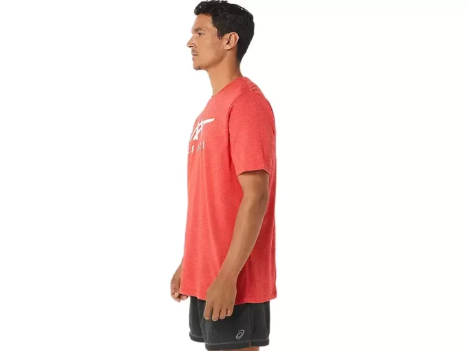 ASICS GESTREIFTES KURZARM-T-SHIRT ASICS GESTREIFTES KURZARM-T-SHIRT