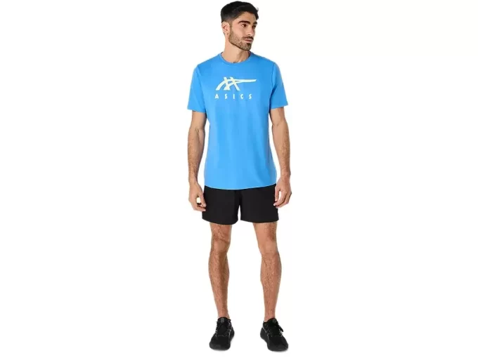 ASICS GESTREIFTES KURZARM-T-SHIRT ASICS GESTREIFTES KURZARM-T-SHIRT