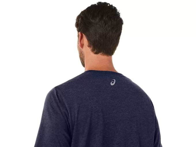 ASICS GESTREIFTES KURZARM-T-SHIRT