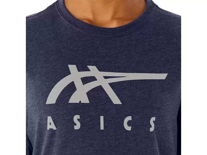ASICS GESTREIFTES KURZARM-T-SHIRT
