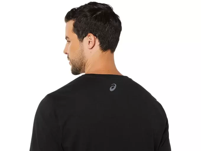 ASICS GESTREIFTES KURZARM-T-SHIRT ASICS GESTREIFTES KURZARM-T-SHIRT