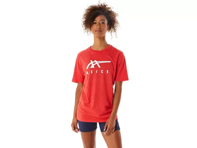 ASICS GESTREIFTES KURZARM-T-SHIRT ASICS GESTREIFTES KURZARM-T-SHIRT