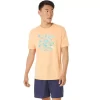 ASICS HIBISCUS SLOGAN T-SHIRT ASICS HIBISCUS SLOGAN T-SHIRT