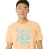ASICS HIBISCUS SLOGAN T-SHIRT ASICS HIBISCUS SLOGAN T-SHIRT
