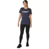 ASICS KURZARM-T-SHIRT MIT BLUMENSLOGAN FÜR DAMEN ASICS KURZARM-T-SHIRT MIT BLUMENSLOGAN FÜR DAMEN