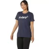 ASICS KURZARM-T-SHIRT MIT BLUMENSLOGAN FÜR DAMEN ASICS KURZARM-T-SHIRT MIT BLUMENSLOGAN FÜR DAMEN