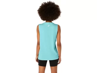 ASICS MUSCLE T-SHIRT MIT SLOGAN „SUN IN THE SKY“ FÜR DAMEN