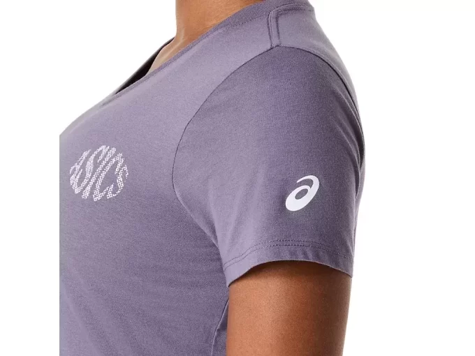 ASICS NATURE V-AUSSCHNITT KURZARM-T-SHIRT FÜR DAMEN ASICS NATURE V-AUSSCHNITT KURZARM-T-SHIRT FÜR DAMEN