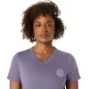 ASICS NATURE V-AUSSCHNITT KURZARM-T-SHIRT FÜR DAMEN ASICS NATURE V-AUSSCHNITT KURZARM-T-SHIRT FÜR DAMEN