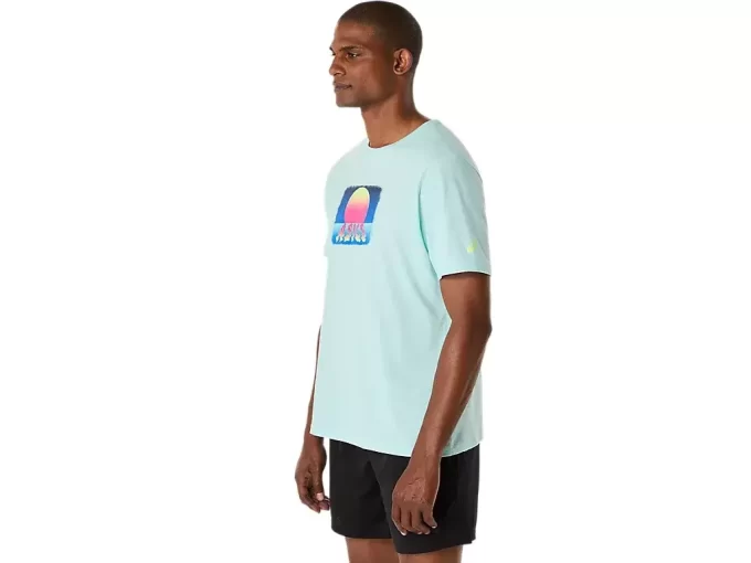 ASICS RETRO SUNSET KURZARM-T-SHIRT