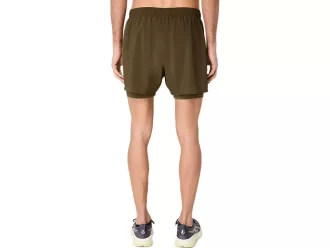 ASICS SILBERNE 2N1 5IN KURZE