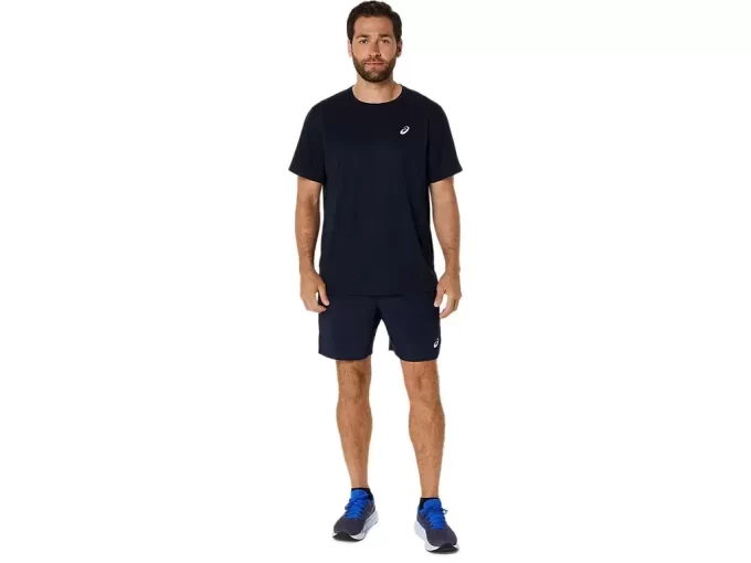ASICS SILBERNES KURZARM-OBERTEIL ASICS SILBERNES KURZARM-OBERTEIL