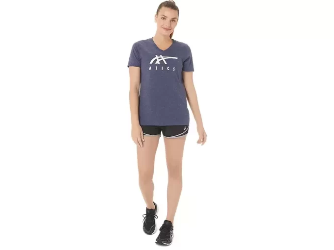 ASICS STRIPES V-NECK FÜR DAMEN ASICS STRIPES V-NECK FÜR DAMEN