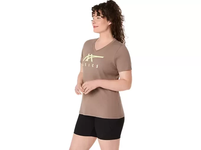 ASICS STRIPES V-NECK FÜR DAMEN ASICS STRIPES V-NECK FÜR DAMEN