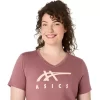 ASICS STRIPES V-NECK FÜR DAMEN ASICS STRIPES V-NECK FÜR DAMEN