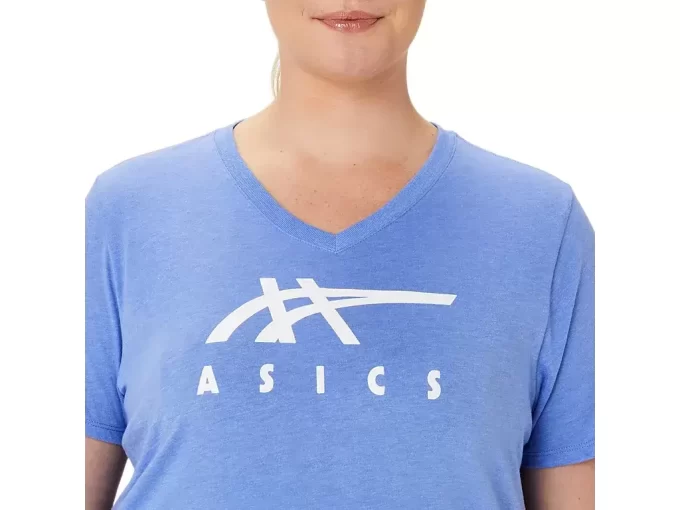 ASICS STRIPES V-NECK FÜR DAMEN ASICS STRIPES V-NECK FÜR DAMEN