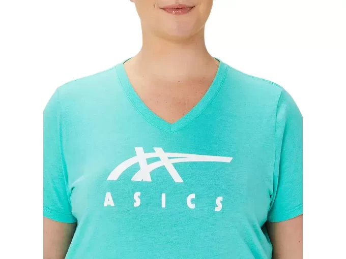 ASICS STRIPES V-NECK FÜR DAMEN ASICS STRIPES V-NECK FÜR DAMEN