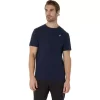 ASICS T-SHIRT MIT SPIRALE-STICKEREI ASICS T-SHIRT MIT SPIRALE-STICKEREI