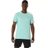 ASICS T-SHIRT MIT SPIRALE-STICKEREI ASICS T-SHIRT MIT SPIRALE-STICKEREI