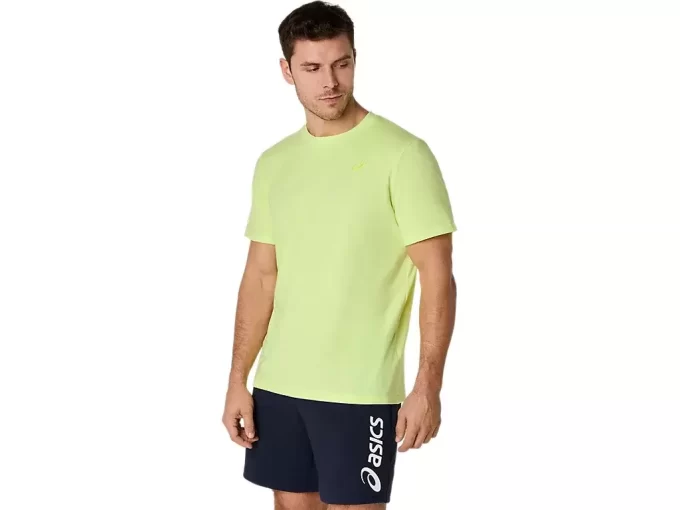 ASICS T-SHIRT MIT SPIRALE-STICKEREI ASICS T-SHIRT MIT SPIRALE-STICKEREI