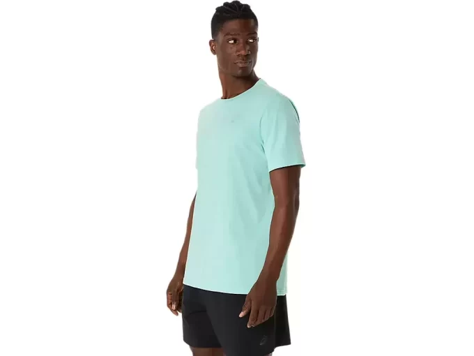 ASICS T-SHIRT MIT SPIRALE-STICKEREI ASICS T-SHIRT MIT SPIRALE-STICKEREI