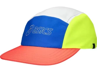 ASICS TRACK CLUB PERFORMANCE RUN 5-PANEL-KAPPE ASICS TRACK CLUB PERFORMANCE RUN 5-PANEL-KAPPE