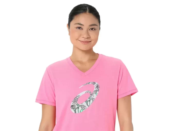 CARNATION KURZARM-V-AUSSCHNITT-SHIRT FÜR DAMEN CARNATION KURZARM-V-AUSSCHNITT-SHIRT FÜR DAMEN