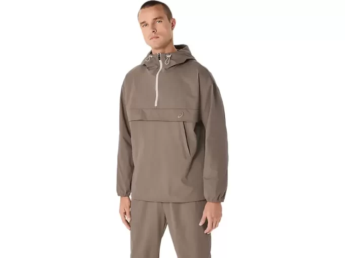 DOPPELT GEWEBTE, ENTSPANNTE ÜBERZIEHERJACKE DOPPELT GEWEBTE, ENTSPANNTE ÜBERZIEHERJACKE