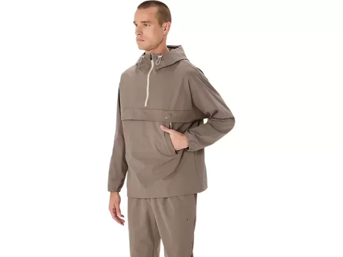 DOPPELT GEWEBTE, ENTSPANNTE ÜBERZIEHERJACKE DOPPELT GEWEBTE, ENTSPANNTE ÜBERZIEHERJACKE