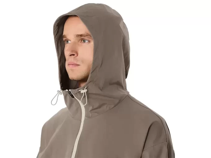 DOPPELT GEWEBTE, ENTSPANNTE ÜBERZIEHERJACKE DOPPELT GEWEBTE, ENTSPANNTE ÜBERZIEHERJACKE